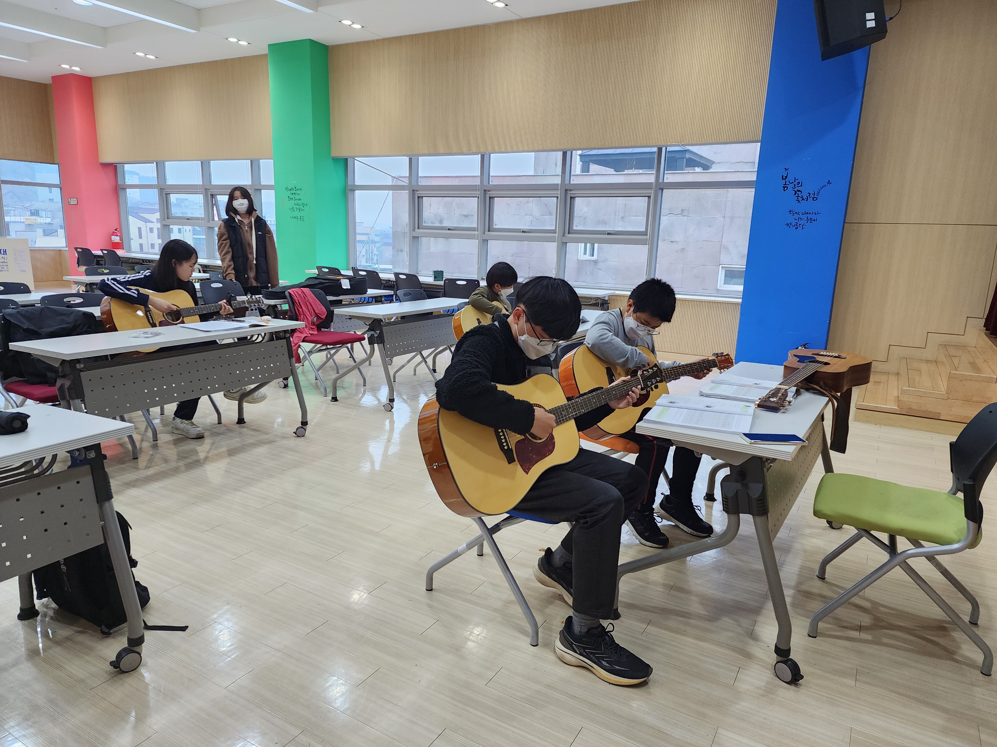 4월 문화예술단 활동(치어리딩단,기타연주단) 이미지 4