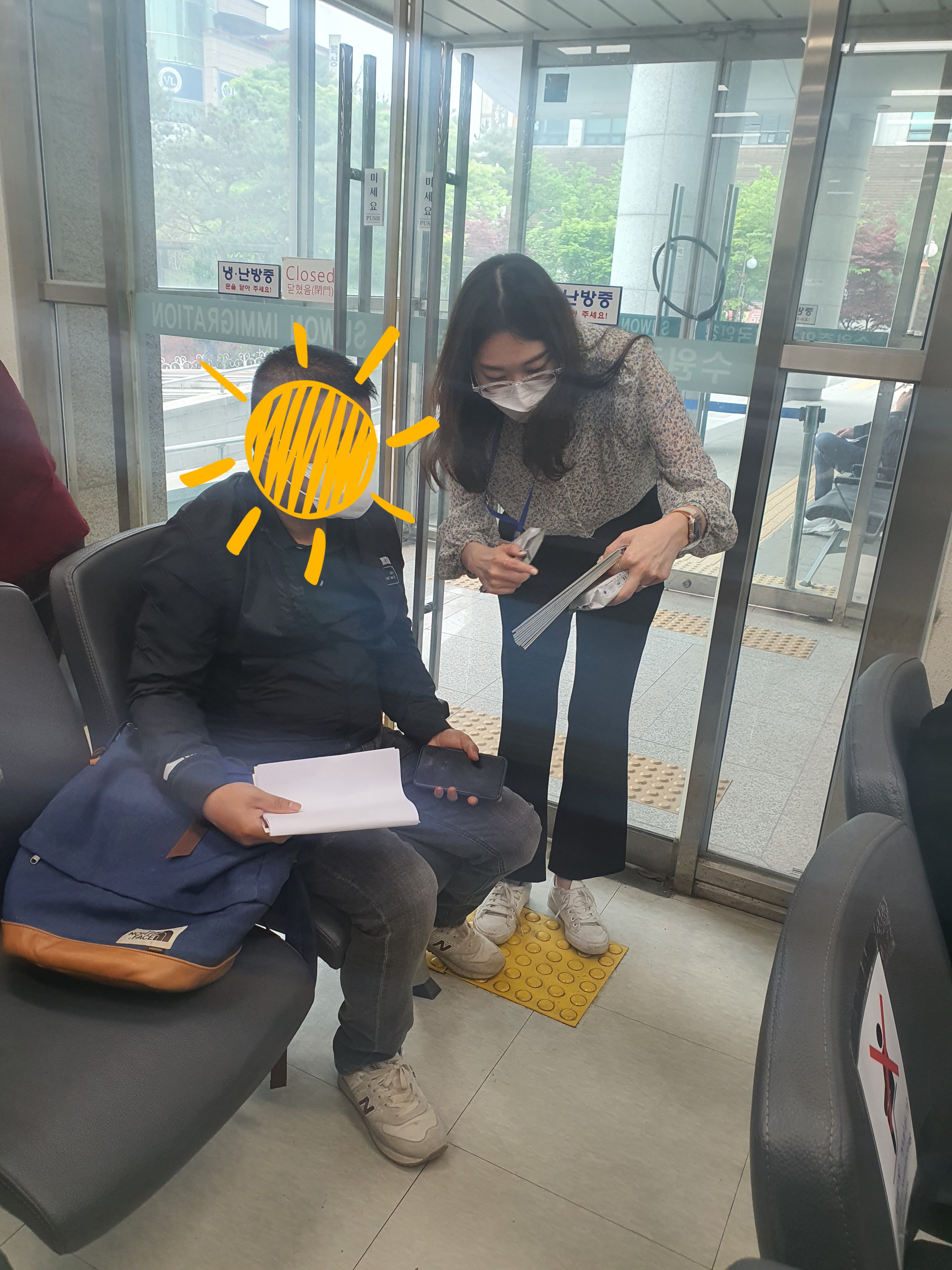 한국어교육 "훈린(隣,이웃)정음" 이용자 모집을 위한 수원시 일대 방문